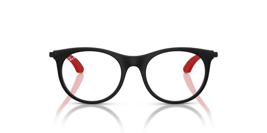 Lentes Oftálmicos Ray-Ban Jr RY9082V Negro Mate/Rojo