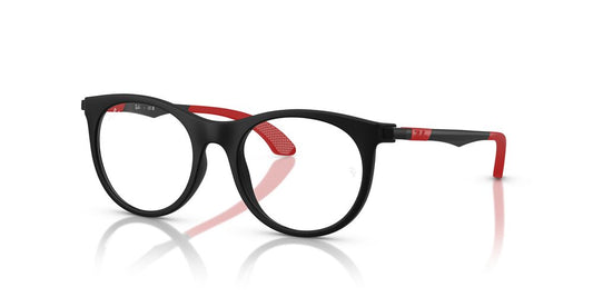 Lentes Oftálmicos Ray-Ban Jr RY9082V Negro Mate/Rojo