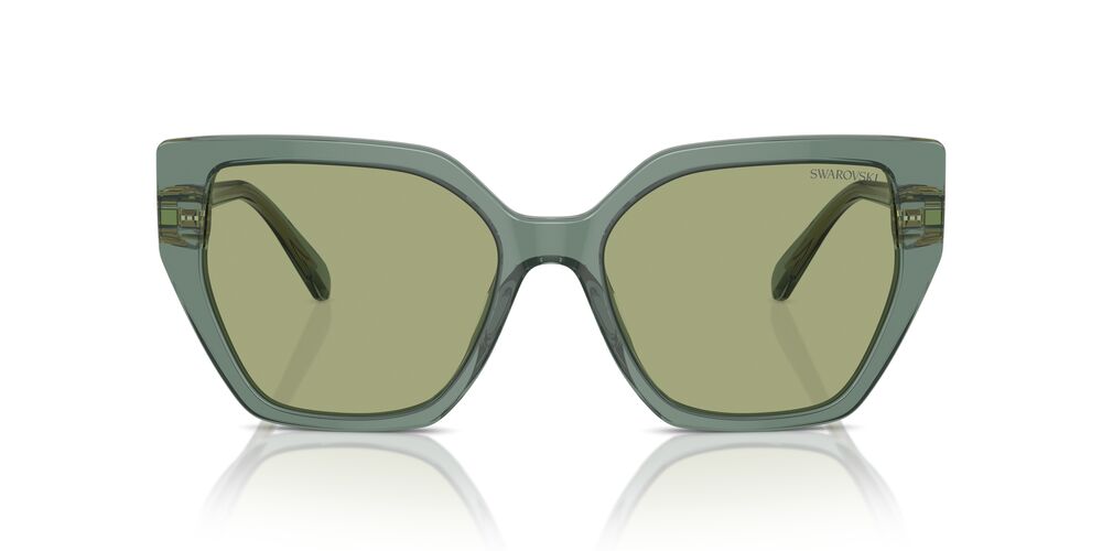 Lentes De Sol Swarovski SK6016 Verde Transparente