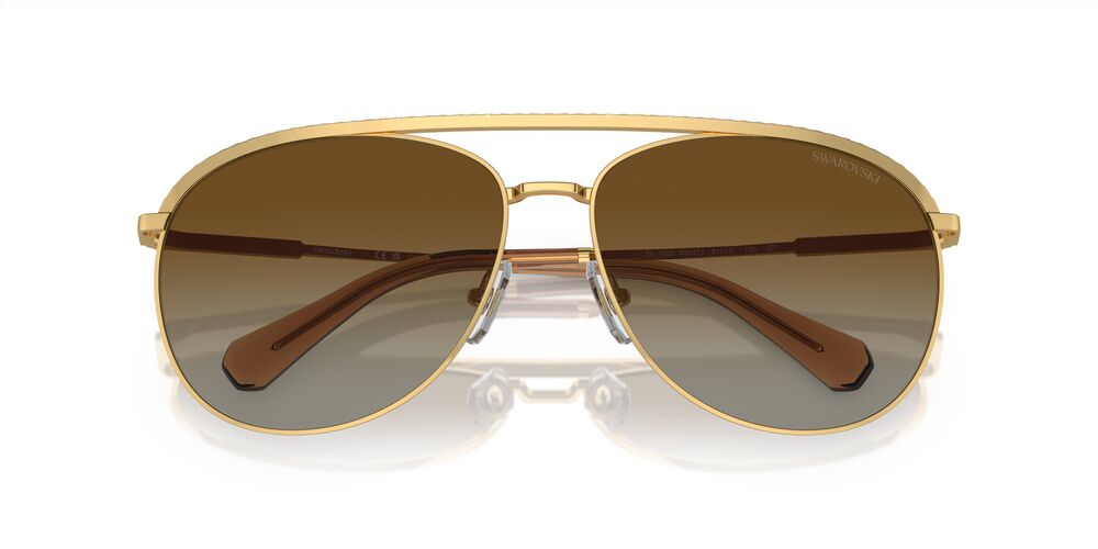 Lentes De Sol Swarovski SK7005 Dorado