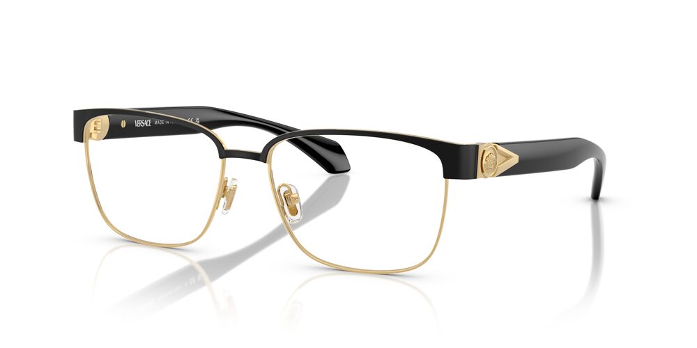 Lentes Oftálmicos Versace VE1306 Negro/Dorado