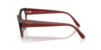 Lentes Oftálmicos Vogue VO5635-U Rojo Transparente