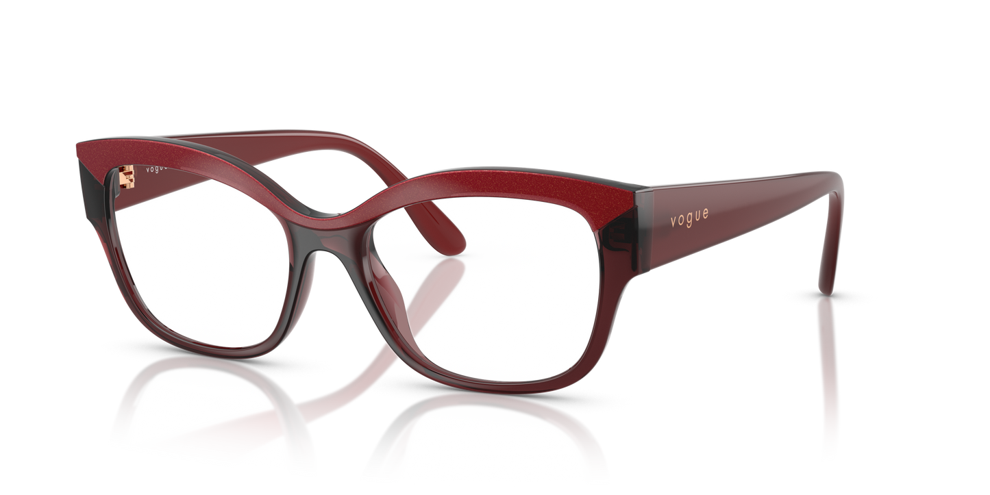 Lentes Oftálmicos Vogue VO5635-U Rojo Transparente
