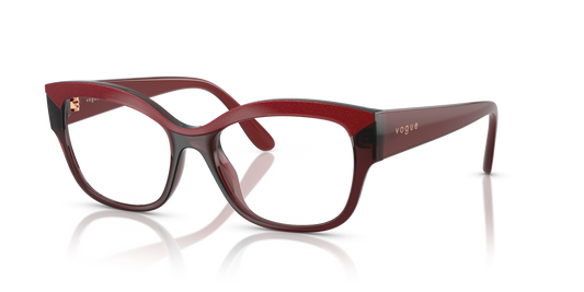 Lentes Oftálmicos Vogue VO5635-U Rojo Transparente