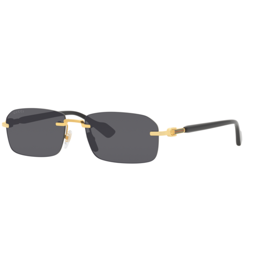 Lentes De Sol Gucci GG1221S Dorado/Negro
