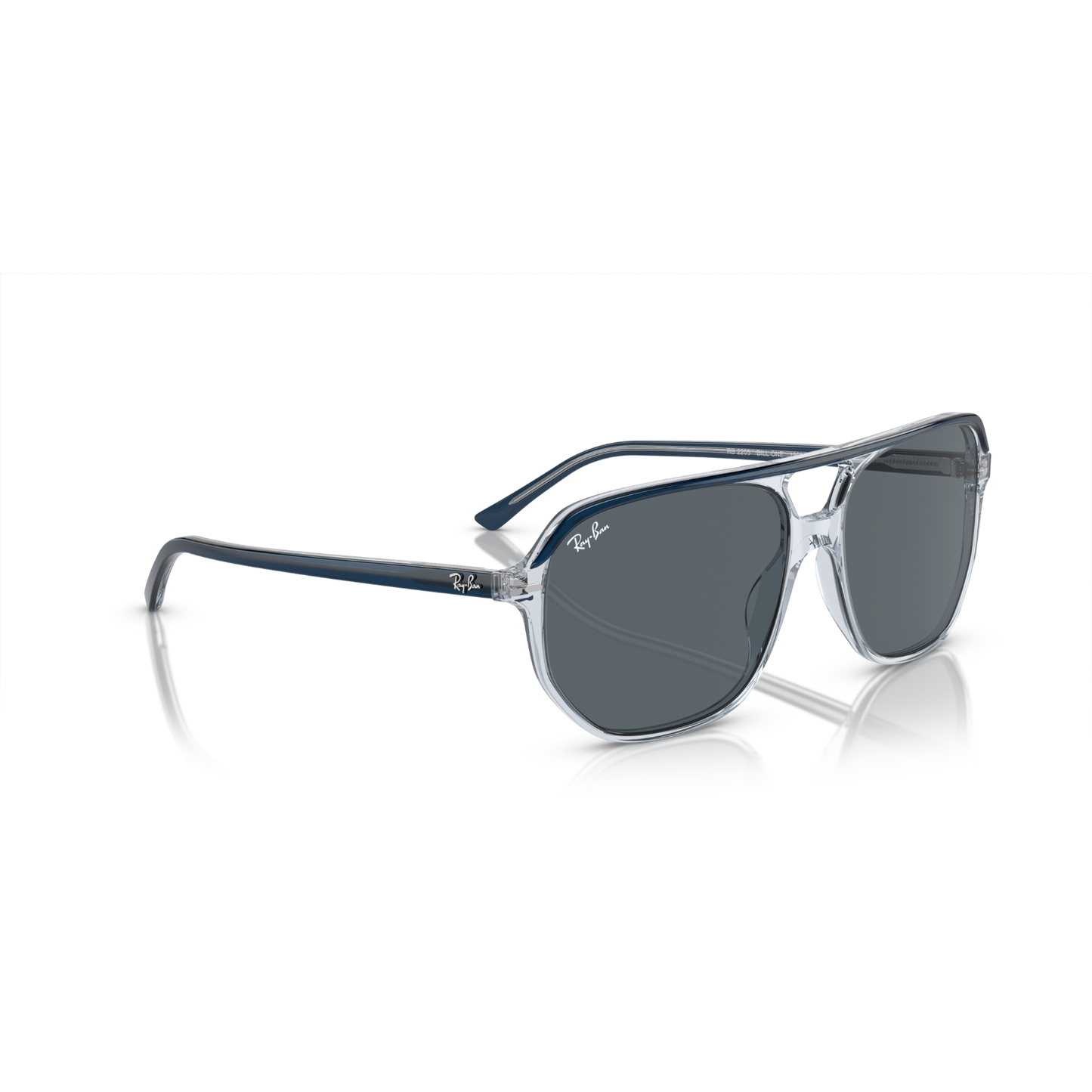 Lentes De Sol Ray-Ban RB2205 Azul Transparente