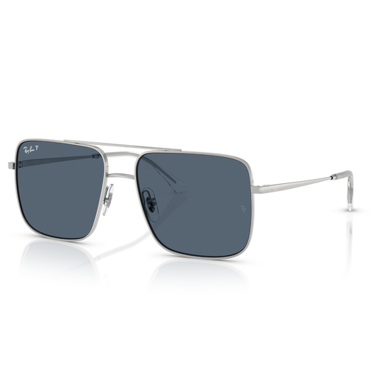 Lentes De Sol Ray-Ban RB3758 Plateado