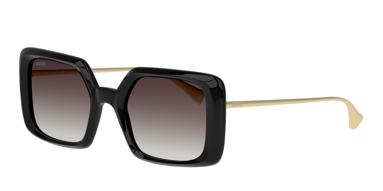 Lentes De Sol Unofficial UO6166 Negro/Dorado