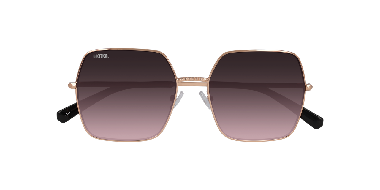Lentes De Sol Unofficial UO5140 Rosado/Dorado
