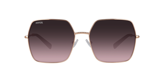 Lentes De Sol Unofficial UO5140 Rosado/Dorado
