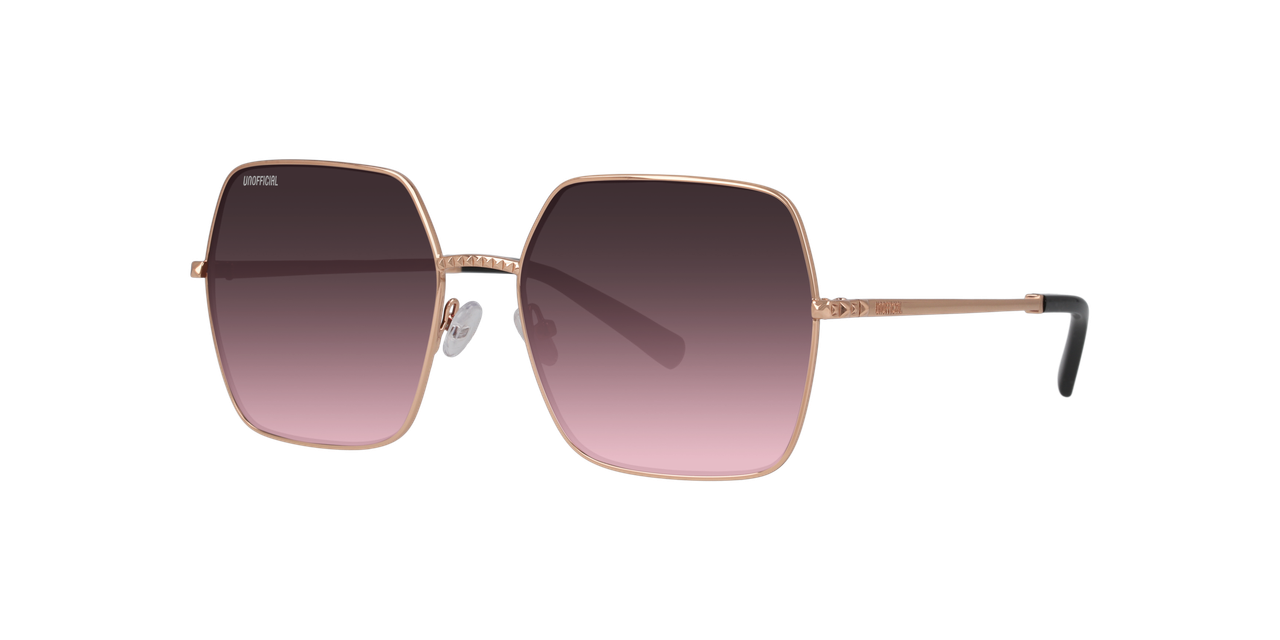 Lentes De Sol Unofficial UO5140 Rosado/Dorado
