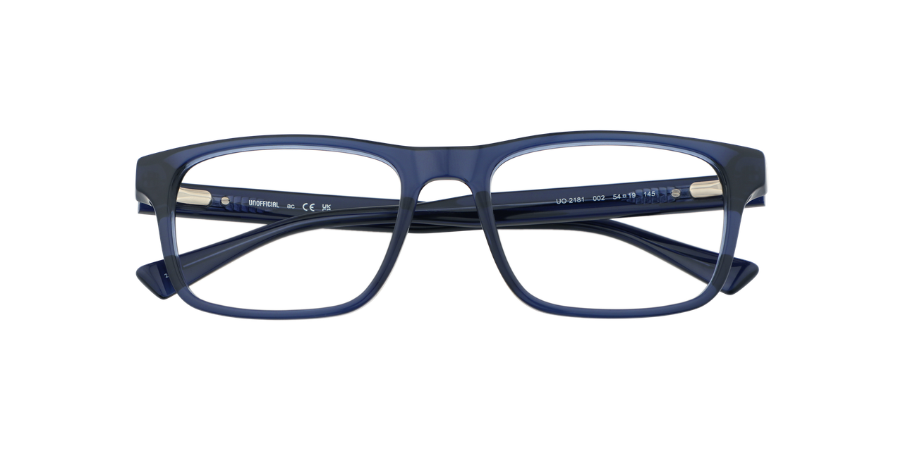 Lentes Oftálmicos Unofficial UO2181 Azul Transparente