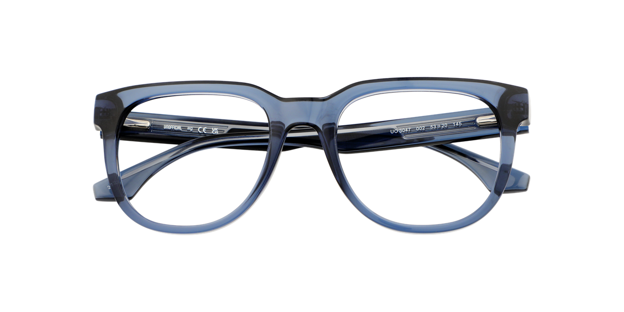 Lentes Oftálmicos Unofficial UO3047 Azul Transparente