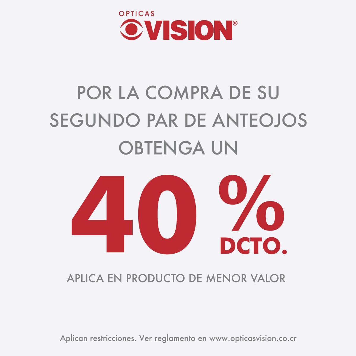 40% de descuento segundo aro - SALE