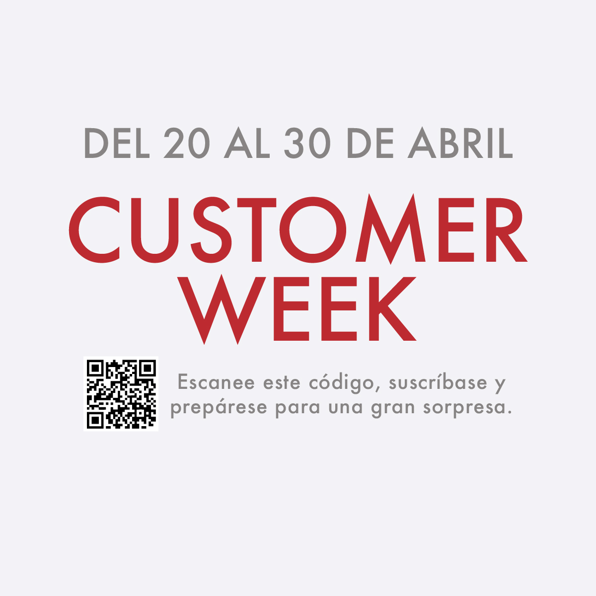 Customer Week - Abril 2023