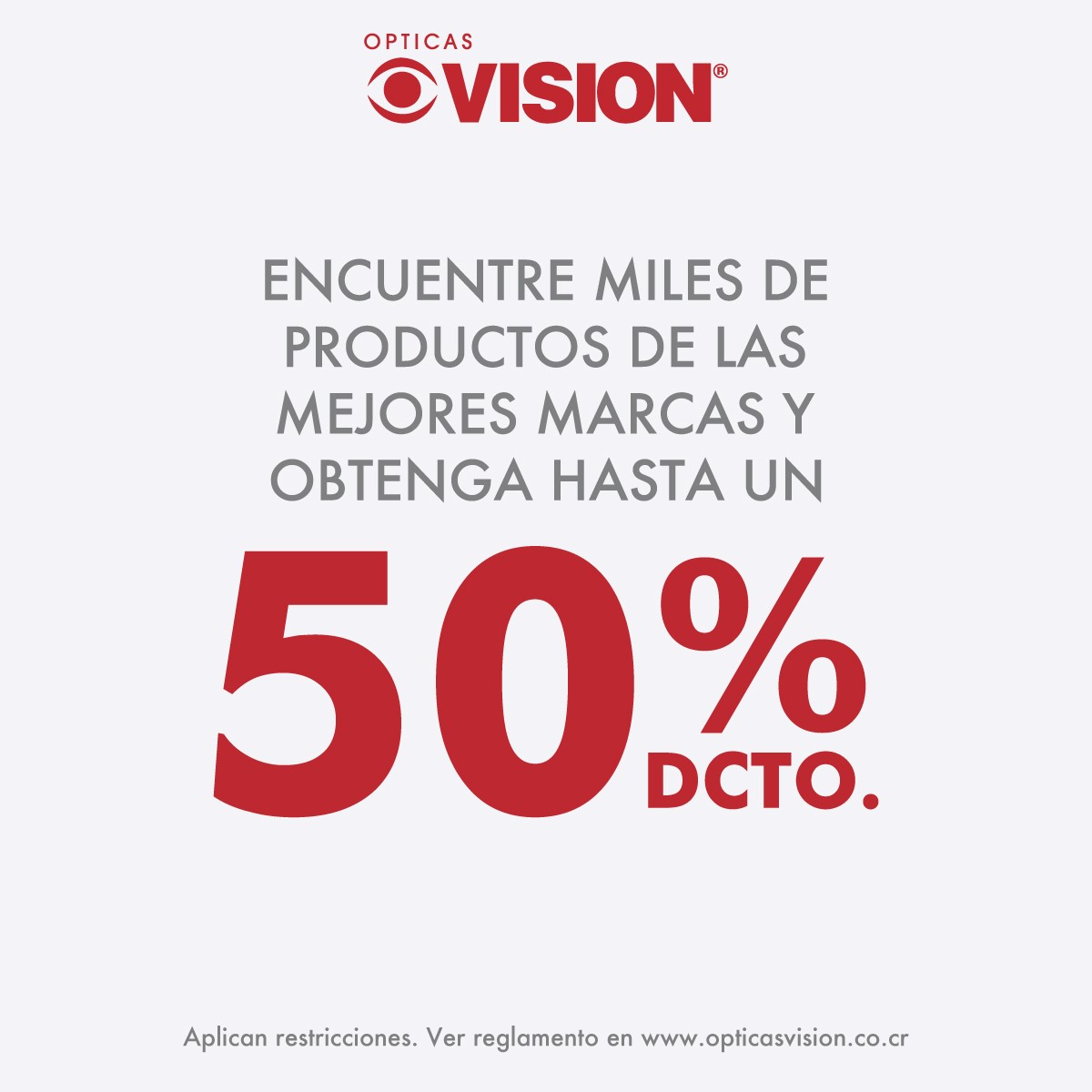 Hasta 50% de dsct en miles de productos