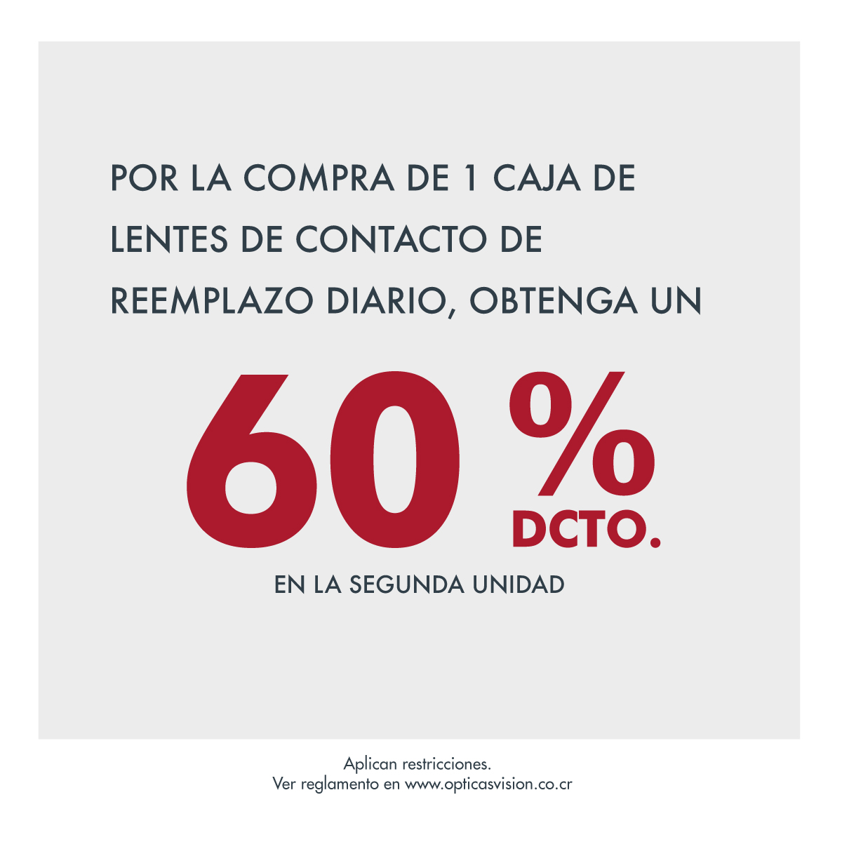 PROMOCION - EOSS LENTES DE CONTACTO