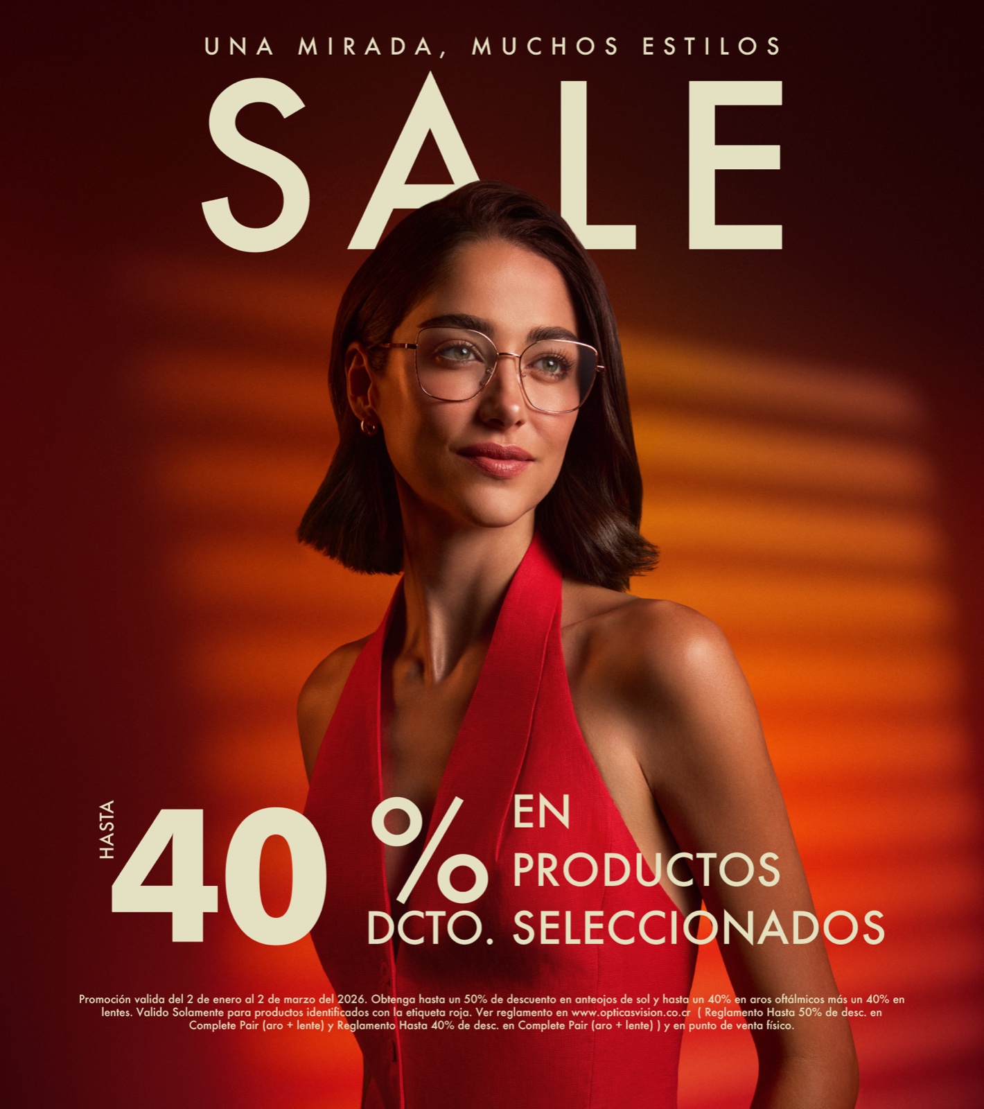 Hasta 40% de desc. en Complete Pair (aro + lente)