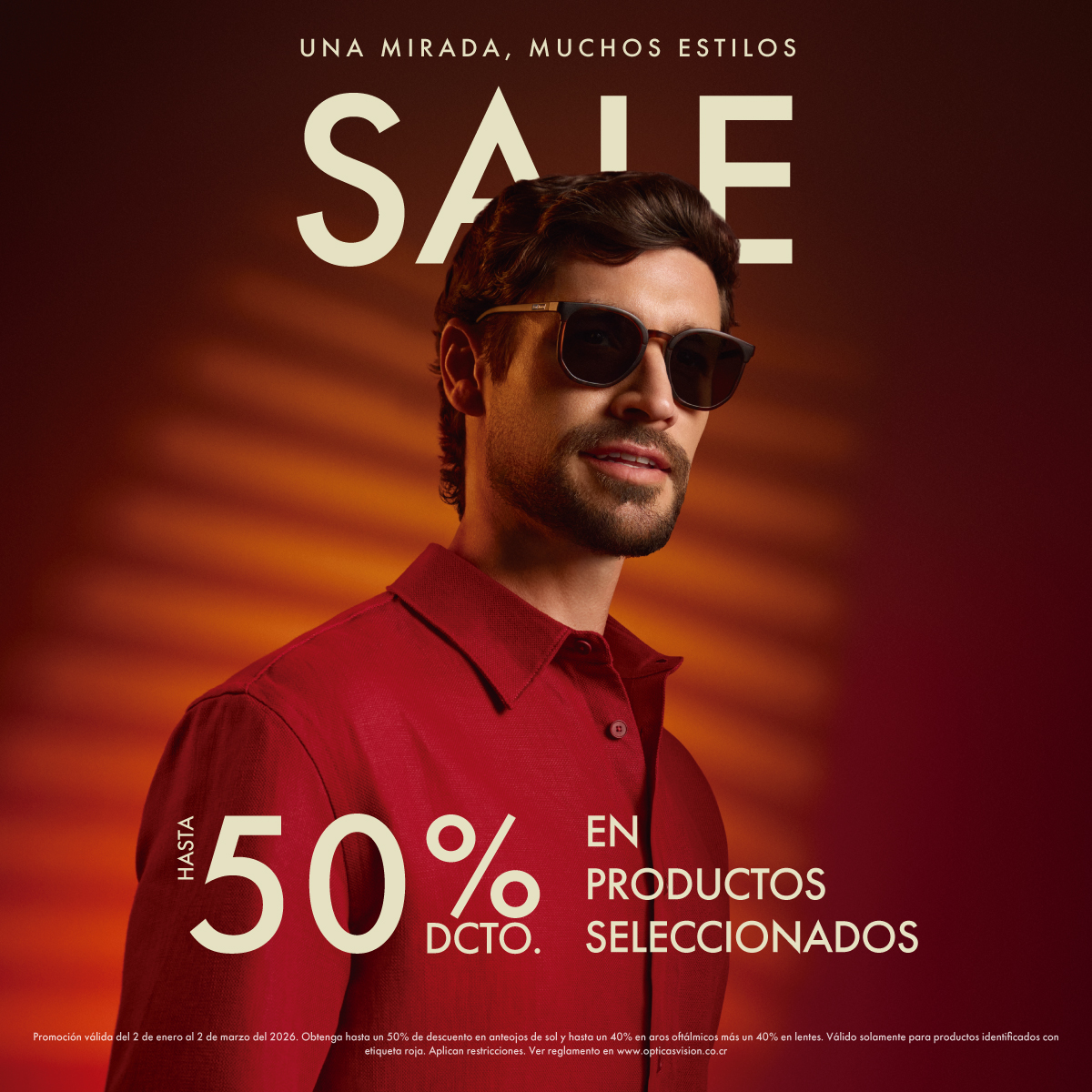 Hasta 50% de desc. en Complete Pair (aro + lente)