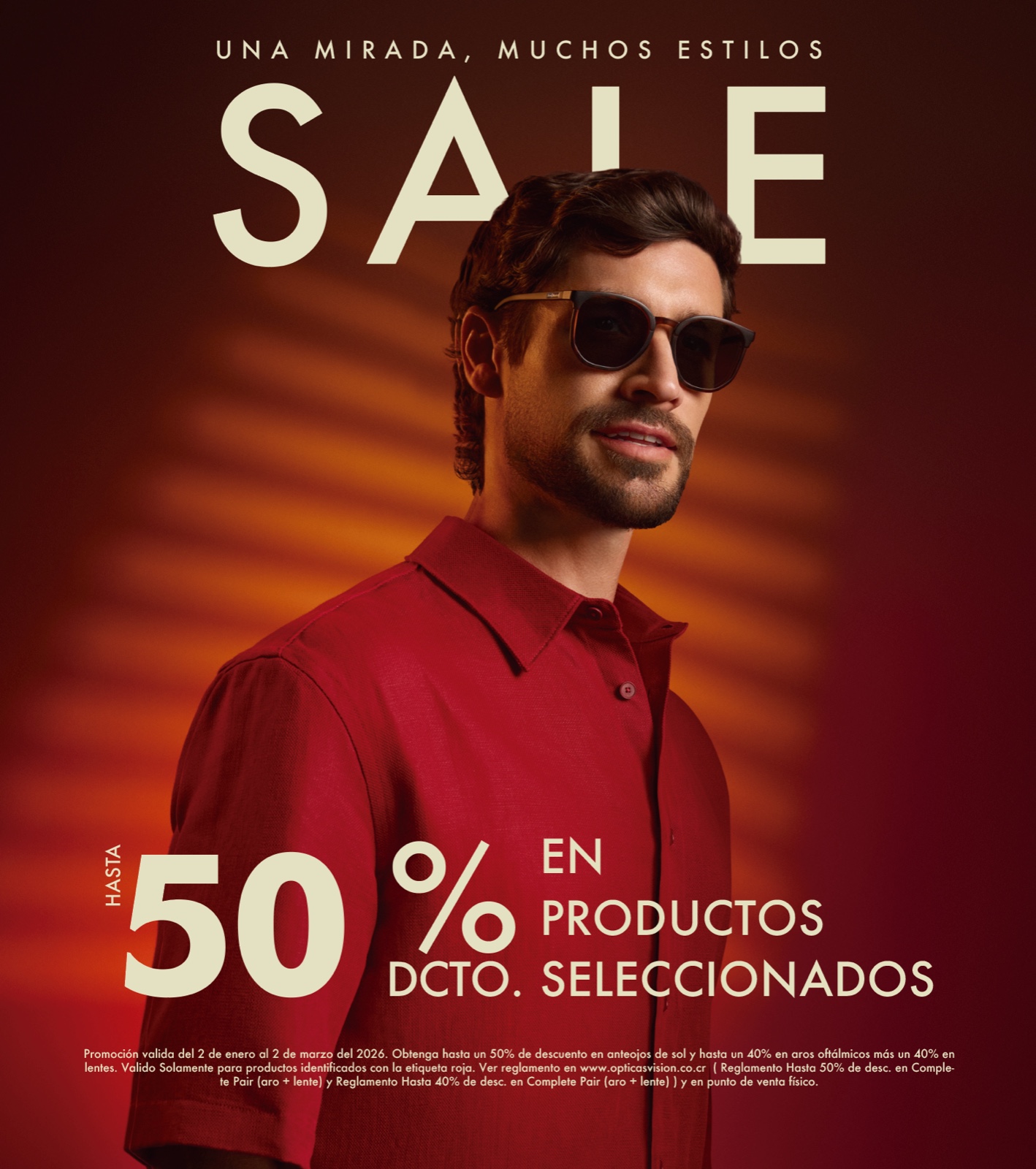 Hasta 50% de desc. en Complete Pair (aro + lente)