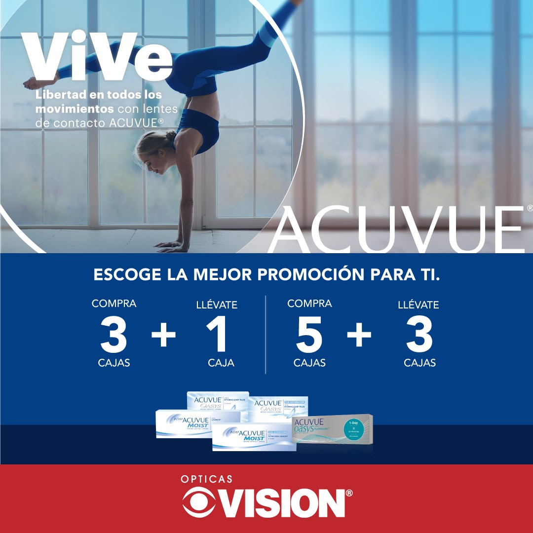 Cuarta caja Gratis de lentes de contacto Acuvue